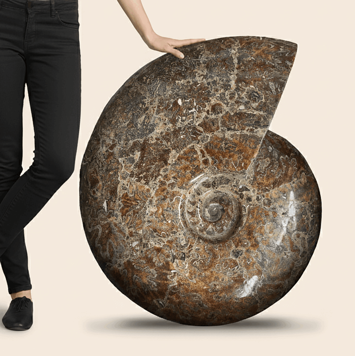 Extra Large Fossil Ammonite (80cm) from Madagascar – Latiaxis